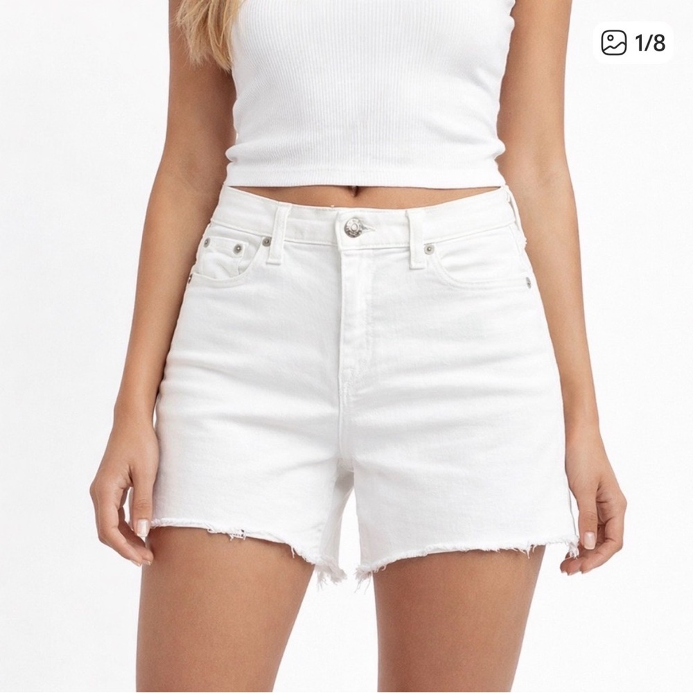 J.Crew Women’s White Denim Shorts